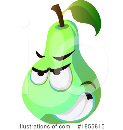 Royalty-Free (RF) Pear Clipart Illustration by Morphart Creations - Stock Sample #1655615