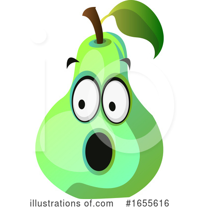 Royalty-Free (RF) Pear Clipart Illustration by Morphart Creations - Stock Sample #1655616
