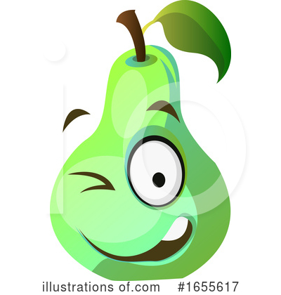 Royalty-Free (RF) Pear Clipart Illustration by Morphart Creations - Stock Sample #1655617