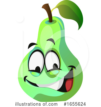 Royalty-Free (RF) Pear Clipart Illustration by Morphart Creations - Stock Sample #1655624