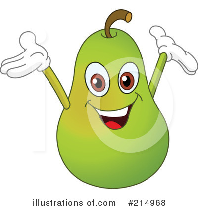 Royalty-Free (RF) Pear Clipart Illustration by yayayoyo - Stock Sample #214968