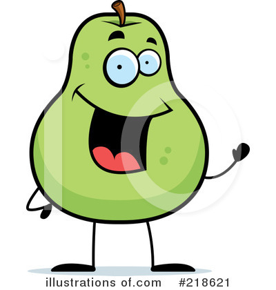 Royalty-Free (RF) Pear Clipart Illustration by Cory Thoman - Stock Sample #218621