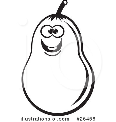 Royalty-Free (RF) Pear Clipart Illustration by David Rey - Stock Sample #26458