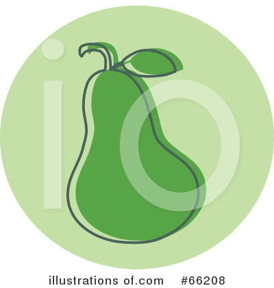 Royalty-Free (RF) Pear Clipart Illustration by Prawny - Stock Sample #66208