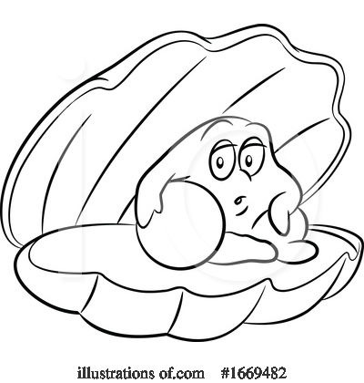 Royalty-Free (RF) Pearl Clipart Illustration by cidepix - Stock Sample #1669482
