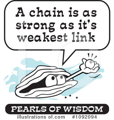 Pearls Of Wisdom Clipart #1092094 by Johnny Sajem
