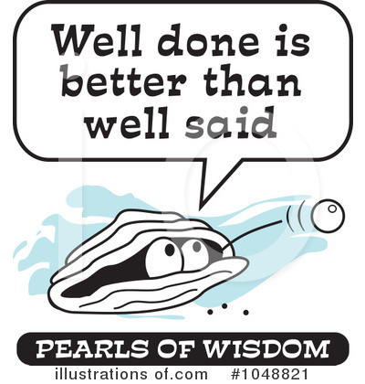 Pearls Of Wisdom Clipart #1048821 by Johnny Sajem