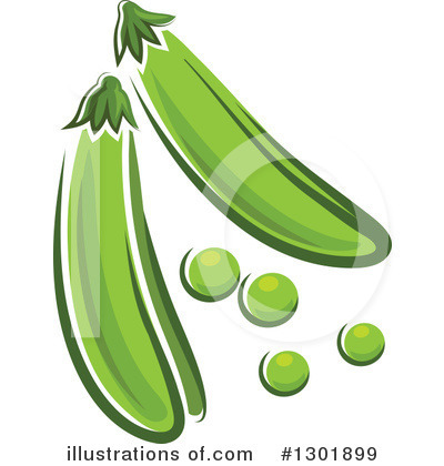 Royalty-Free (RF) Peas Clipart Illustration by Vector Tradition SM - Stock Sample #1301899