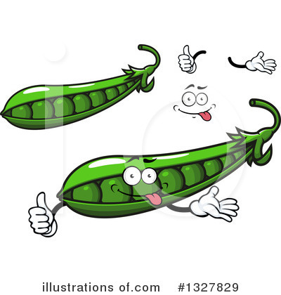 Royalty-Free (RF) Peas Clipart Illustration by Vector Tradition SM - Stock Sample #1327829