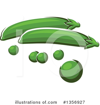 Royalty-Free (RF) Peas Clipart Illustration by Vector Tradition SM - Stock Sample #1356927
