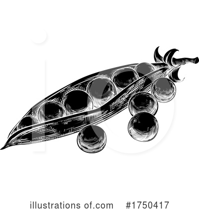 Royalty-Free (RF) Peas Clipart Illustration by AtStockIllustration - Stock Sample #1750417