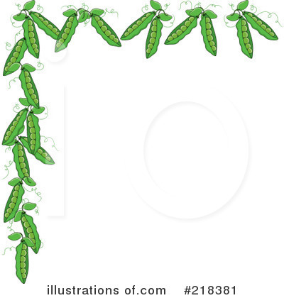 Royalty-Free (RF) Peas Clipart Illustration by Pams Clipart - Stock Sample #218381