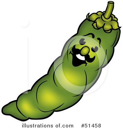 Royalty-Free (RF) Peas Clipart Illustration by dero - Stock Sample #51458
