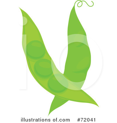 Royalty-Free (RF) Peas Clipart Illustration by inkgraphics - Stock Sample #72041
