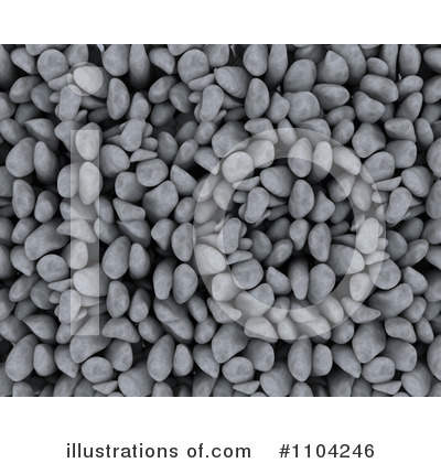 Royalty-Free (RF) Pebbles Clipart Illustration by KJ Pargeter - Stock Sample #1104246