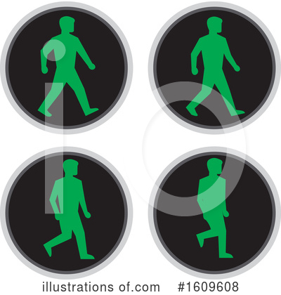 Royalty-Free (RF) Pedestrian Clipart Illustration by patrimonio - Stock Sample #1609608