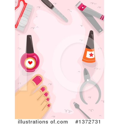 Royalty-Free (RF) Pedicure Clipart Illustration by BNP Design Studio - Stock Sample #1372731