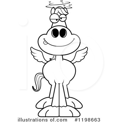 Royalty-Free (RF) Pegasus Clipart Illustration by Cory Thoman - Stock Sample #1198663