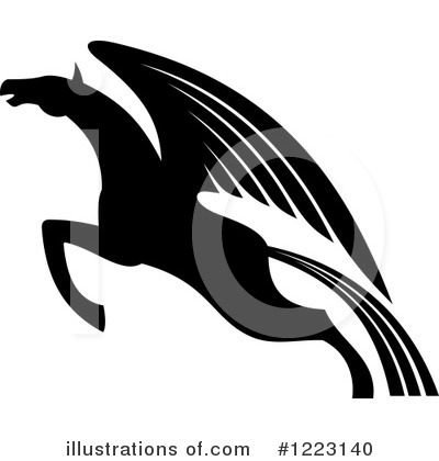 Pegasus Clipart #1223140 by Vector Tradition SM