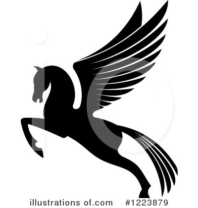 Pegasus Clipart #1223879 by Vector Tradition SM