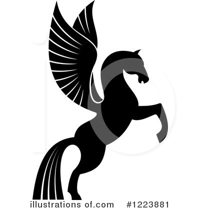 Pegasus Clipart #1223881 by Vector Tradition SM