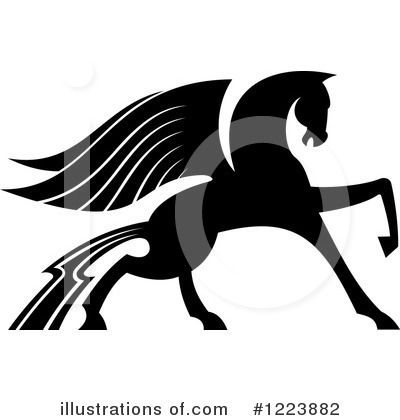 Pegasus Clipart #1223882 by Vector Tradition SM
