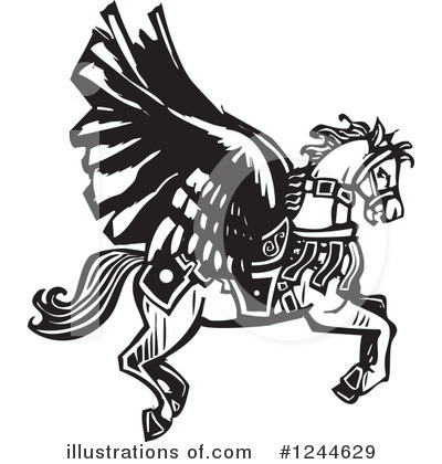 Pegasus Clipart #1244629 by xunantunich