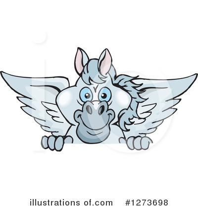 Royalty-Free (RF) Pegasus Clipart Illustration by Dennis Holmes Designs - Stock Sample #1273698