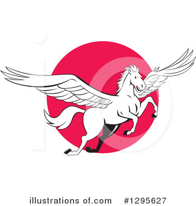 Royalty-Free (RF) Pegasus Clipart Illustration by patrimonio - Stock Sample #1295627