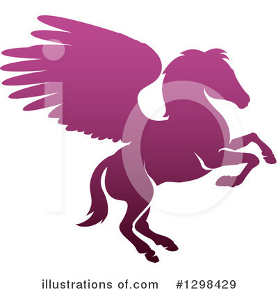 Royalty-Free (RF) Pegasus Clipart Illustration by AtStockIllustration - Stock Sample #1298429