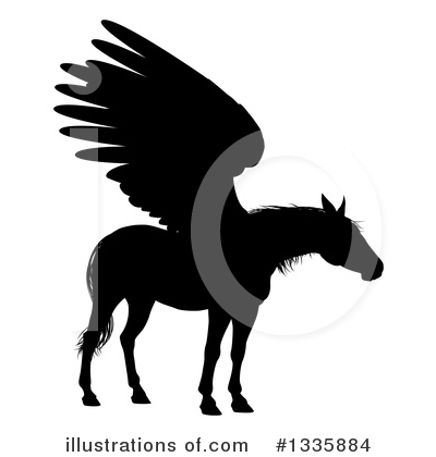 Royalty-Free (RF) Pegasus Clipart Illustration by AtStockIllustration - Stock Sample #1335884