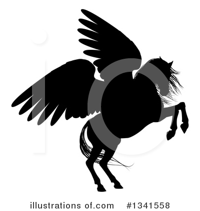 Royalty-Free (RF) Pegasus Clipart Illustration by AtStockIllustration - Stock Sample #1341558