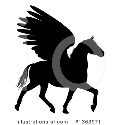 Pegasus Clipart #1363971 by AtStockIllustration