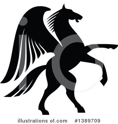 Pegasus Clipart #1389709 by Vector Tradition SM