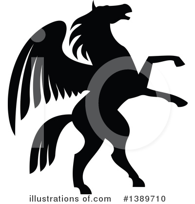Pegasus Clipart #1389710 by Vector Tradition SM
