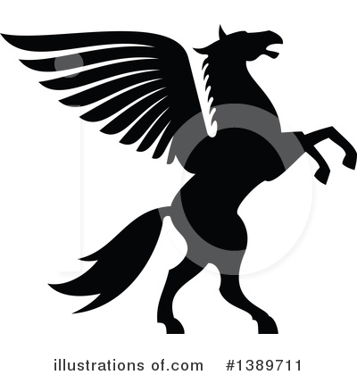 Pegasus Clipart #1389711 by Vector Tradition SM