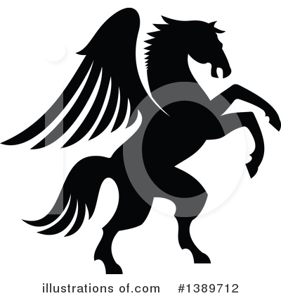 Pegasus Clipart #1389712 by Vector Tradition SM
