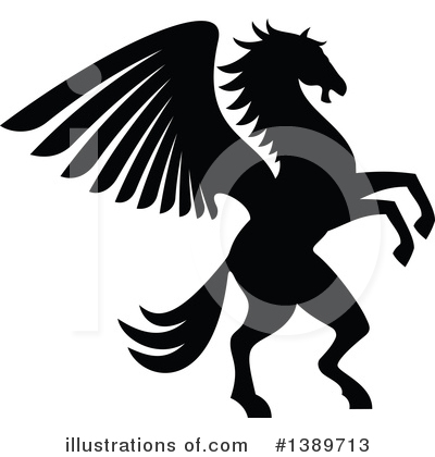 Pegasus Clipart #1389713 by Vector Tradition SM