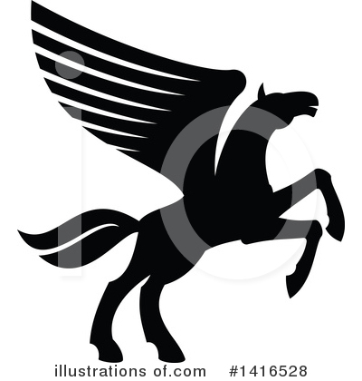 Pegasus Clipart #1416528 by Vector Tradition SM