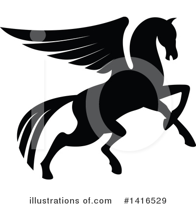 Pegasus Clipart #1416529 by Vector Tradition SM