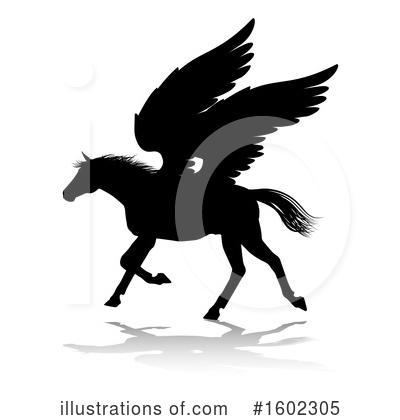 Royalty-Free (RF) Pegasus Clipart Illustration by AtStockIllustration - Stock Sample #1602305