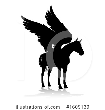 Royalty-Free (RF) Pegasus Clipart Illustration by AtStockIllustration - Stock Sample #1609139