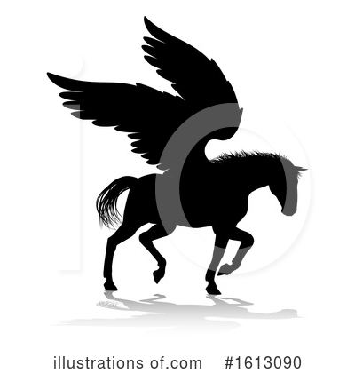 Royalty-Free (RF) Pegasus Clipart Illustration by AtStockIllustration - Stock Sample #1613090