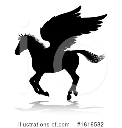 Royalty-Free (RF) Pegasus Clipart Illustration by AtStockIllustration - Stock Sample #1616582