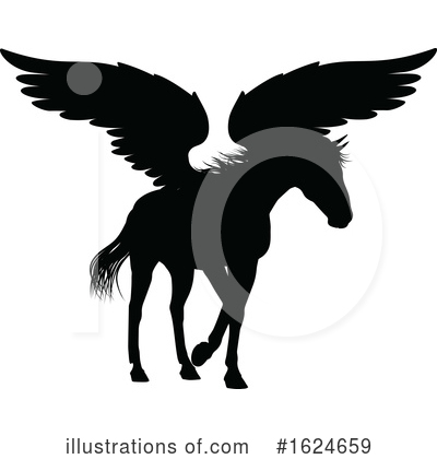 Royalty-Free (RF) Pegasus Clipart Illustration by AtStockIllustration - Stock Sample #1624659