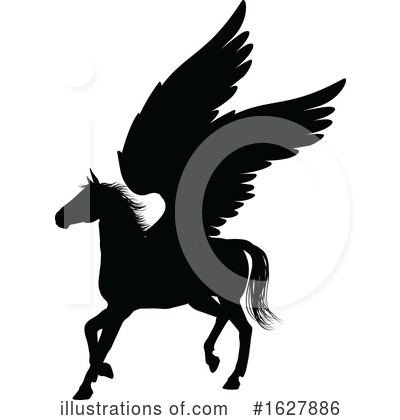 Royalty-Free (RF) Pegasus Clipart Illustration by AtStockIllustration - Stock Sample #1627886