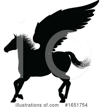Royalty-Free (RF) Pegasus Clipart Illustration by AtStockIllustration - Stock Sample #1651754