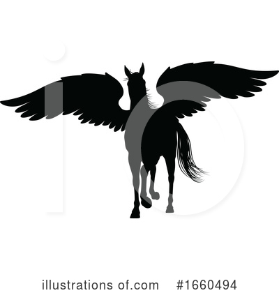 Royalty-Free (RF) Pegasus Clipart Illustration by AtStockIllustration - Stock Sample #1660494