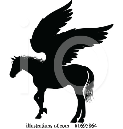 Royalty-Free (RF) Pegasus Clipart Illustration by AtStockIllustration - Stock Sample #1695864