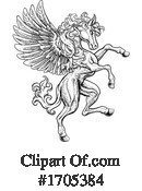 Pegasus Clipart #1705384 by AtStockIllustration
